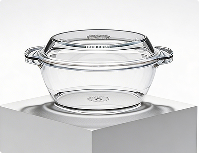 Round casserole with lid large