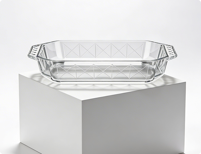 Luxury Rectangle Roaster with Grips - Large